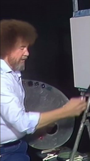 Bob Ross talks about the painting knife #paintlikebobross #bobross #painting