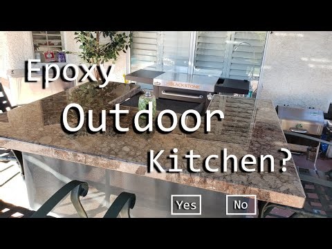 Make Your Own Outdoor Kitchen Using Epoxy