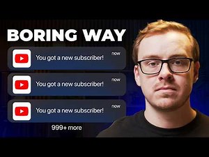 3 Boring But EASIEST steps to get 1,000 YouTube Subscribers