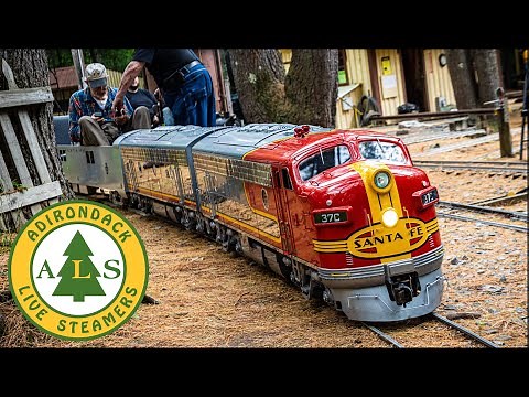 The BIGGEST LITTLE RAILROAD In The NORTHEAST! The Adirondack Live Steamers Spring Meet 2022