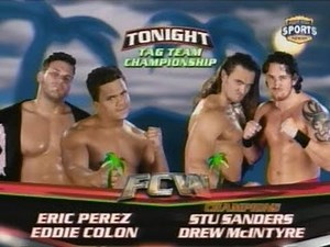 Wade Barrett & Drew McIntyre vs. Primo Colon & Eric Escobar - FCW TV 10/12/2008