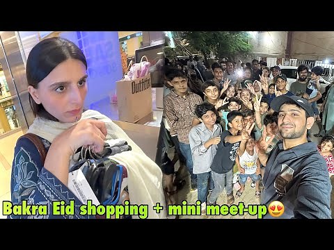 Begam ne Bakra Eid ki shopping karwadi zabardasti😧 | ghar ke bahar mela (festival) laggaya😂