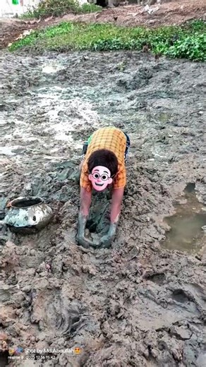 Little Kids Catch Fish in Village Pond