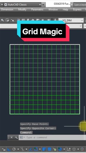 Cómo poner la cuadrícula en AutoCAD rápidamente