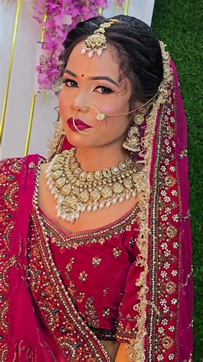 Real bridal makeup #wedding #bridalmakeup
