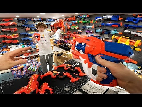 NERF DRAGON POWER + DINO SQUAD GUNS!