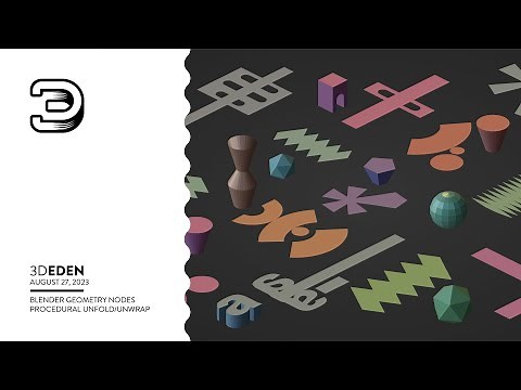 Geometry Nodes Unfold Unwrap