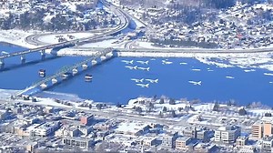 An unforgettable demonstration of #AirPower took place on February 15 in the skies of Saguenay-Lac-Saint-Jean. 3 Wing Canadian Forces base Bagotville dispatched 13 CF-18 Hornets in formation, offering a spectacular tribute to the rich history of the base as well as a show of solidarity with members of the civilian community. 🛩️ #RCAF100 #YourAirForce | Royal Canadian Air Force
