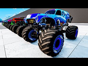 Epic Monster Truck Wrecks Compilation | Grave Digger | Monster Truck JAM Crashes #3