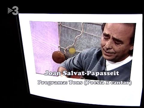 Joan Salvat Papasseit - Especial programa Tons -Poesia per cantar - (TV3) 2006