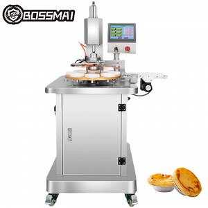 [Hot Item] Baking Machine Commercial Egg Tart Shell Making Machine Press Egg Custard Tart Pastry Crust Forming Mold Maker Machine
