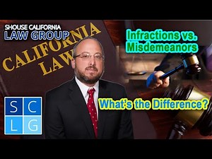 "Infraction" vs "Misdemeanor" - What's The Difference?
