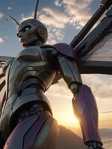Cyborg Mantis Macho/Male 8k Detalles Brutales, Primeros Planos y Vuelo Épico, #alien #rocksinfónico