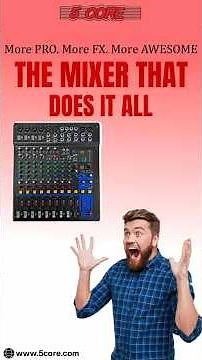 🎶 The Ultimate Mixer for DJs, Musicians & Streamers – Meet the MX 12CH XU #shorts