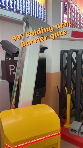 90° Folding arm Barrier gate #barriergate #motor #factory #automation #security