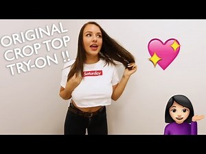 CROP TOP TRY ON HAUL!!!! THROWBACK THURSDAY