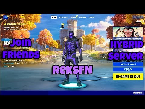 FORTNITE *HYBRID SERVER* in Chapter 4 Season 1! (WORKING 2022) (ReksFN)