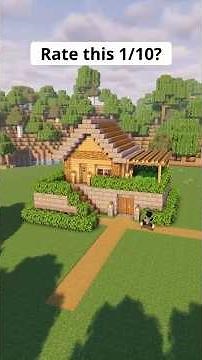 Perfect Starter House in Minecraft 🏡 #minecraft
