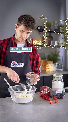 Sbriciolata pan di zenzero al mascarpone e frutti di bosco