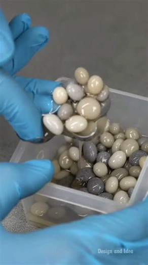 This Stone Pebble Epoxy Floor Looks So Natural 😱