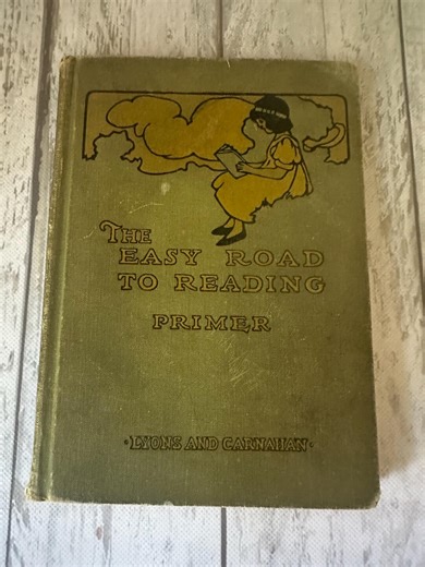 The Easy Road to Reading Primer~ 1923 Hardcover~ Decent Condition FREE SHIPPING - Etsy