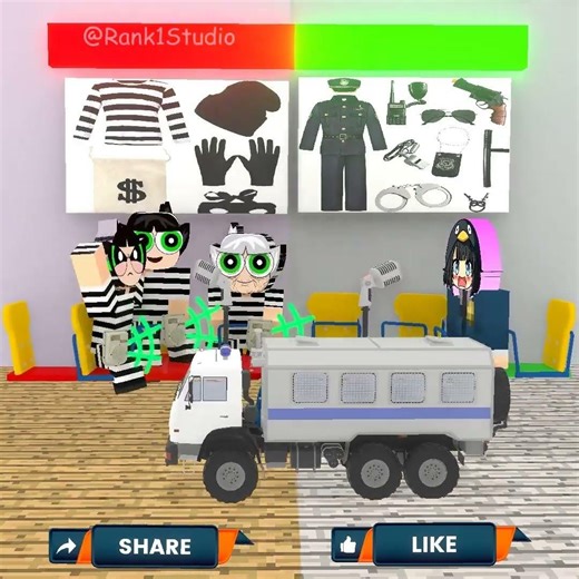 Team Criminal Sprunki Buttercup vs Team Police Sprunki Gugugaga, who wins?!