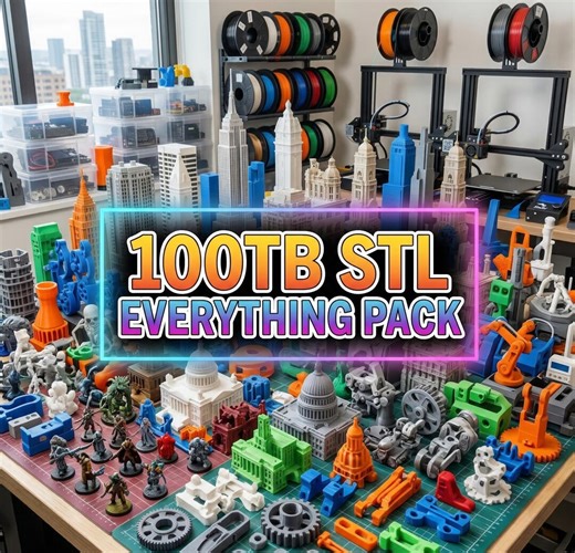 The Infinity STL Collection //100TB of 3D Models - Etsy