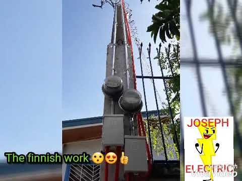 Electric meter Relocation and re-connection 👍👷‍♂️