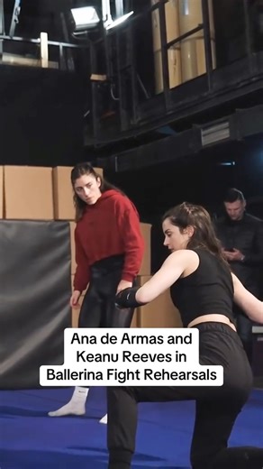 Watch Ana de Armas and Keanu Reeves rehearse fight choreography for #Ballerina. | Rotten Tomatoes