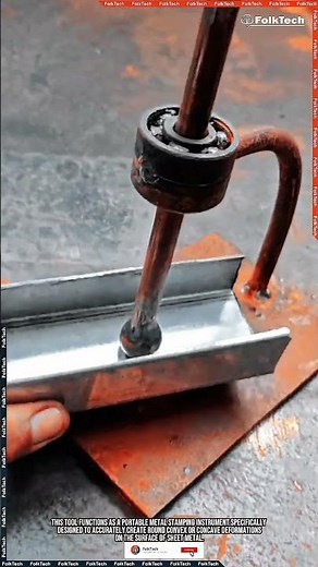 Manual Sheet Metal Dimpler: Precise and Stable Metal Panel Dimpling #tool #tools #innovation