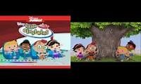 Mix of 2 videos from youtube : Little Einsteins Season 3 Intro