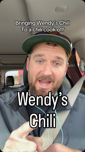 1.1M views · 467K reactions | Using Wendy’s chili in a chili cook off! #wendys #chili #chilicookoff #chilirecipes #funny #funnyvideo #competition #husbandandwife #couple #couples #couplescomedy #laugh #foryoupage #fypage #reel ##wendyschili #comedy #comedyvideo #recipe #crockpot #idea #husband #wife | Sarah Kraffty | Facebook