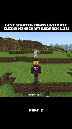 Ultimate Guide to Starter Farms in Minecraft Bedrock 1.21
