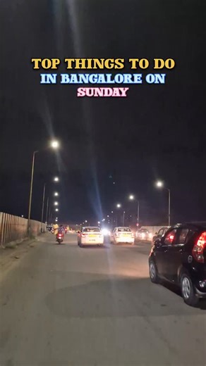 Top Things to do in Bangalore on Sunday *Adventure Activities* *Skandagiri Trek*: A 8km trek with breathtaking views of the sunrise and surrounding landscape *Nandi Hills*: A popular spot for trekking, paragliding, and scenic views *Anthargange*: Explore ancient caves, temples, and scenic views *Go-Karting*: Experience the thrill of speed at Meco Kartopia or Red Riders *Relaxing Activities* *Lalbagh Botanical Garden*: A serene escape from the city's hustle and bustle *Cubbon Park*: A peaceful oa