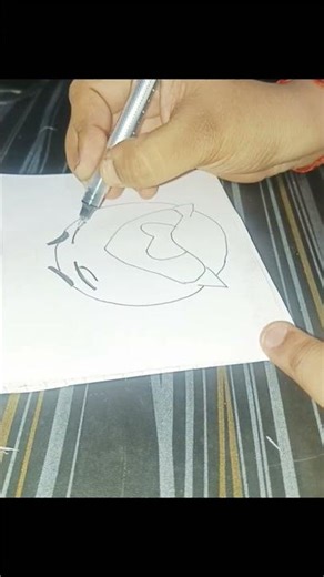 how to draw sad emoji by gel pen #sad #emojichallenge #sketch #gelpens