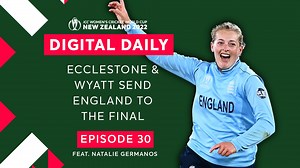 🔹 England's journey to the final 🔹 South Africa's dropped catches in a mega semi-final 🔹 Danni Wyatt's sensational century England star Wyatt, Natalie Germanos and Sanjana Ganesan dissect the second #CWC22 semi-final in today’s episode of Digital Daily 📽️ | ICC - International Cricket Council