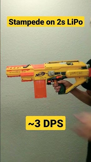 [WIP] Modified Nerf Stampede ROF Test