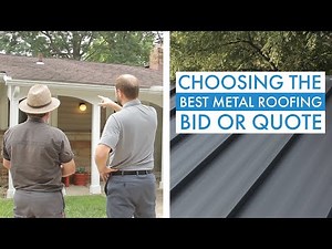 Metal Roofing Bids & Quotes: How to Choose the Best Cost For You