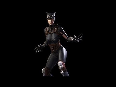 Injustice Gods Among Us | Catwoman - All skins, Intro, Super Move, Story Ending