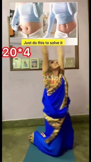 Protruding Belly & Side Fat? Do These 4 Exercises for Fast, Visible Results. #fitness