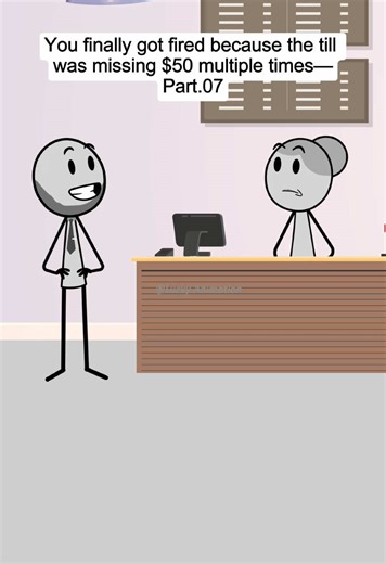 You finally got fired because the till was missing $50 multiple times. Part 07. Audio credits:@mell 🐝 #animation #animationmeme #corporatelife #work #workplace #manager #managersbelike #fyp #foryou #usa🇺🇸 #usa_tiktok