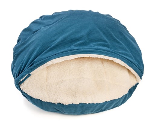 Luxury Cosy 100cm Dog Cave Bed, Handmade With Quality Corduroy and Fleece. Zip Fastening Washable Cover & Removable Hypoallergenic Filling. - Etsy