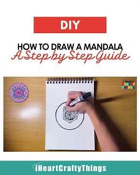 How to Draw a Mandala - Easy Step-by-Step Guide for Beginners & Kids #howtodraw #drawingtutorial