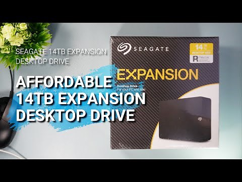 Seagate 14TB Expansion Desktop Drive (UNBOXING, QBENCH, SHUCK & SHOWCASE)