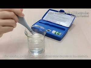 How to Rinse Off pH Electrodes