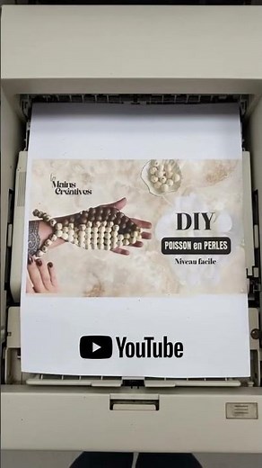DIY POISSON EN PERLES #diy #diycraft #beadedjewelry #tissageperles #activitemanuelle
