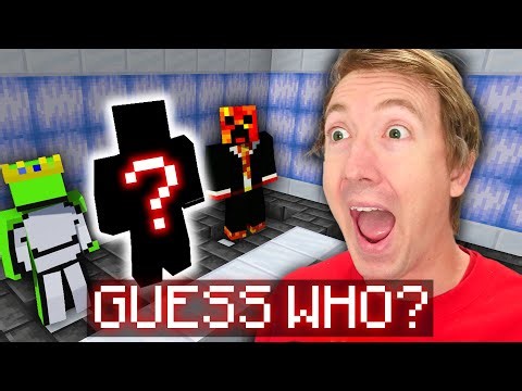 Minecraft but GUESS WHO with 15 YouTubers