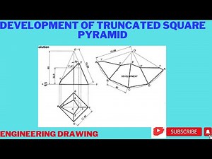 Development of Truncated Square pyramid VTU Engineering Visualization