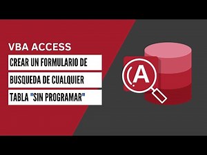 Create a lookup form for any table "WITHOUT PROGRAMMING"