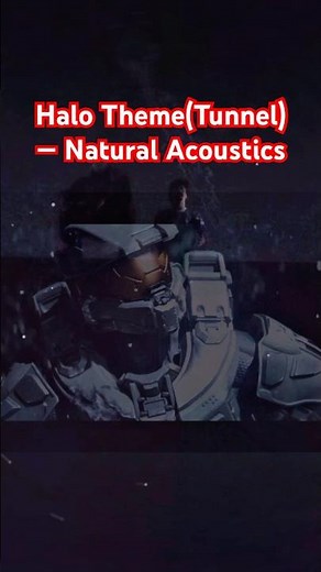 Halo Theme in a Tunnel — Insane Natural Acoustics (No Autotune)